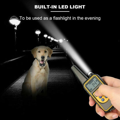 2700 FT Remote Dog Shock Training Collar Rechargeable Waterproof LCD Pet Trainer